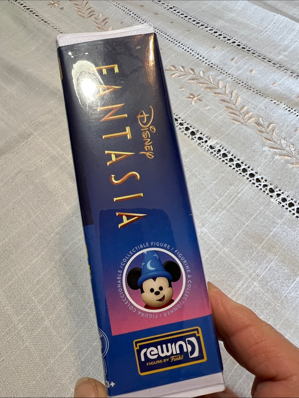 Disney Fantasia Mickey Sorcerer Blue and Red Rewind Funko Figure - Picture 4 of 4